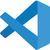 비주얼 스튜디오 코드 Logo